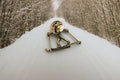 Cross Country Skier Lapel Pin