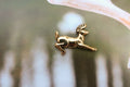 Deer Gold Lapel Pin