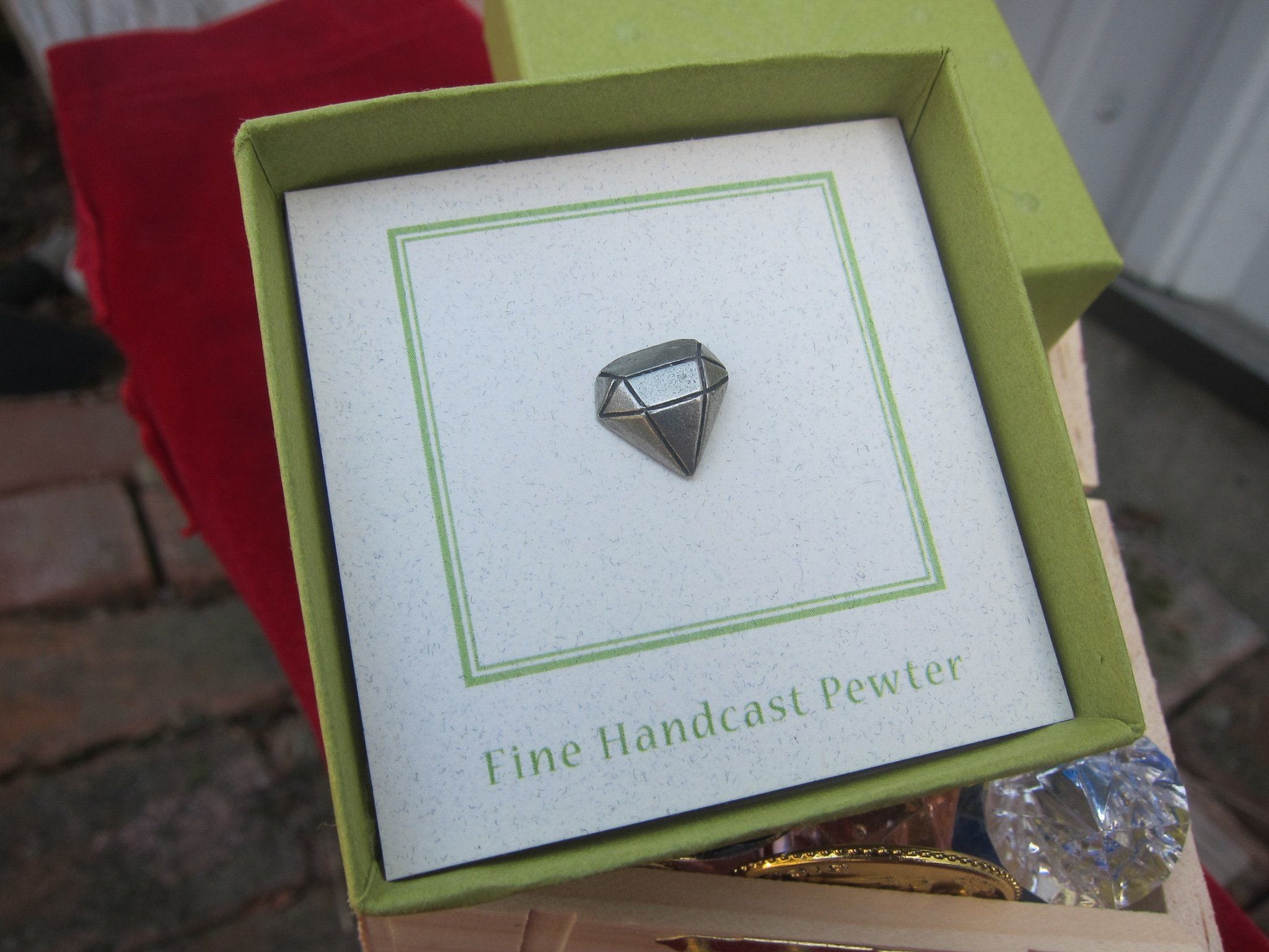 Diamond Lapel Pin – lapelpinplanet