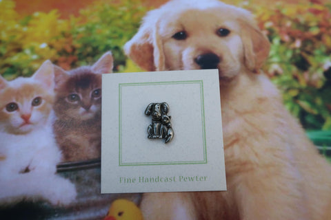 Dog and Cat Lapel Pin