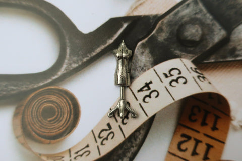 Dress Form Lapel Pin
