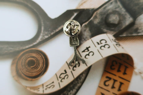 Dress Form Lapel Pin