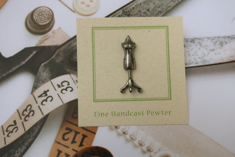 Dress Form Lapel Pin