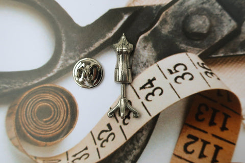 Dress Form Lapel Pin