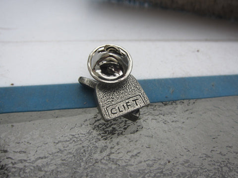 Dust Pan & Brush Lapel Pin