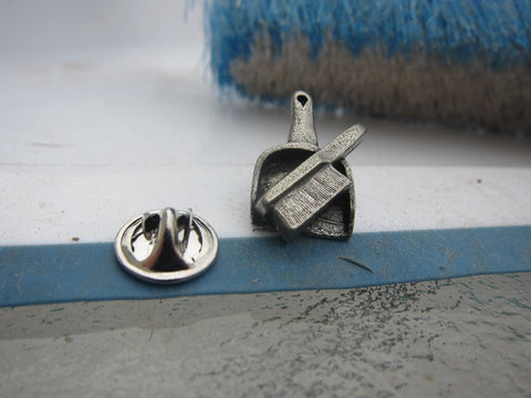 Dust Pan & Brush Lapel Pin