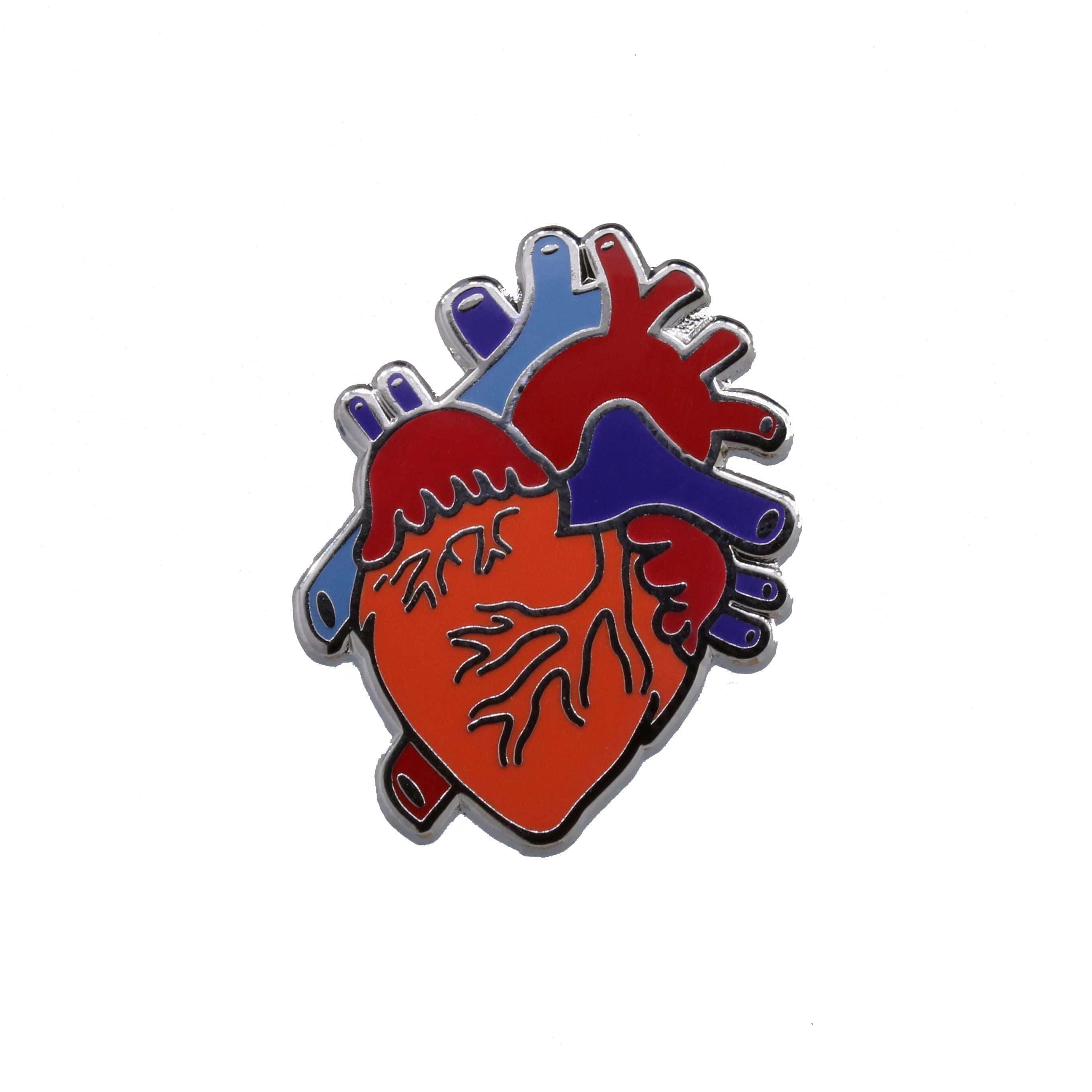 Human Heart Enamel Pin – lapelpinplanet