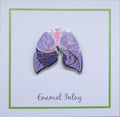 Lungs Enamel Pin