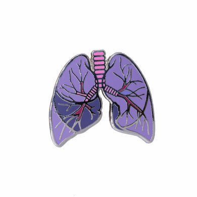 Lungs Enamel Pin | lapelpinplanet