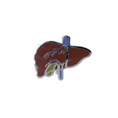 Liver Enamel Pin | lapelpinplanet