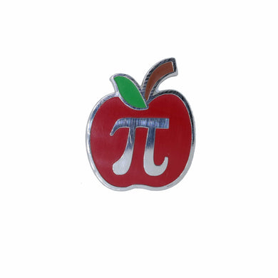Apple Pi Enamel Pin | lapelpinplanet