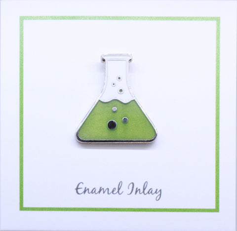 Flask Enamel Pin