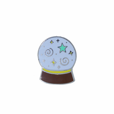 Crystal Ball Enamel Pin | lapelpinplanet