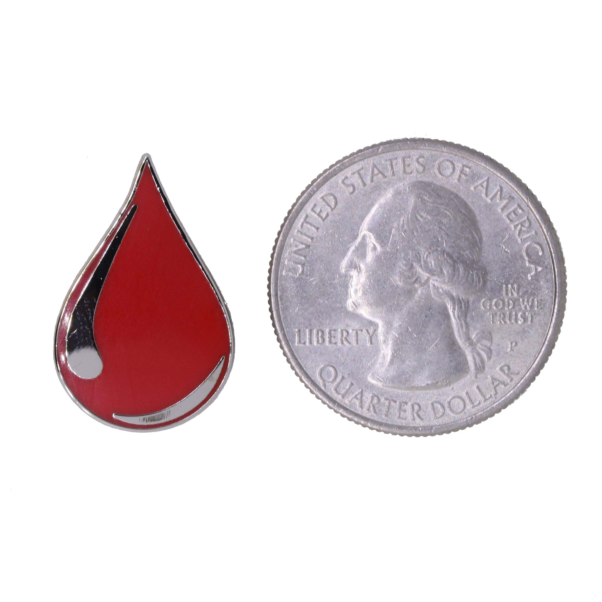 Blood Drop Enamel Pin – lapelpinplanet