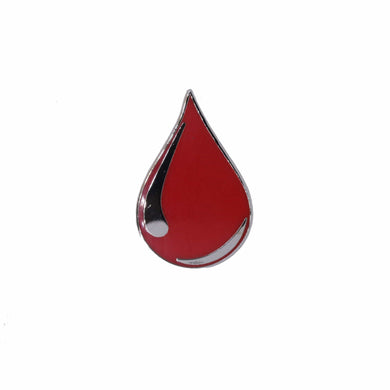 Blood Drop Enamel Pin | lapelpinplanet