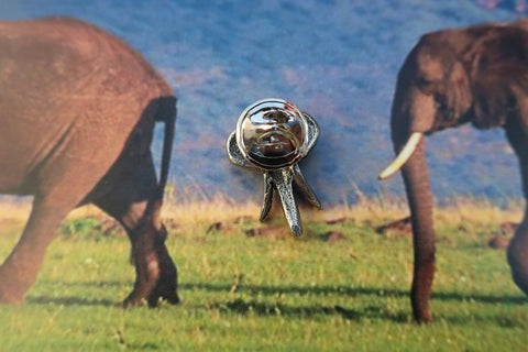 Elephant Head Lapel Pin