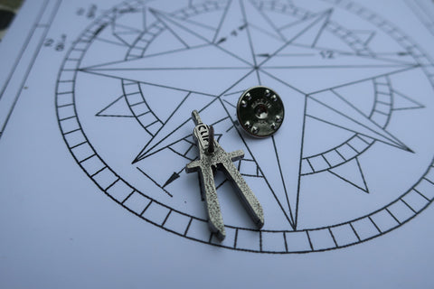 Engineering Compass Lapel Pin
