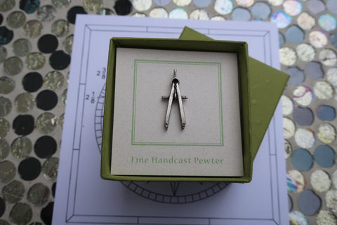 Engineering Compass Lapel Pin