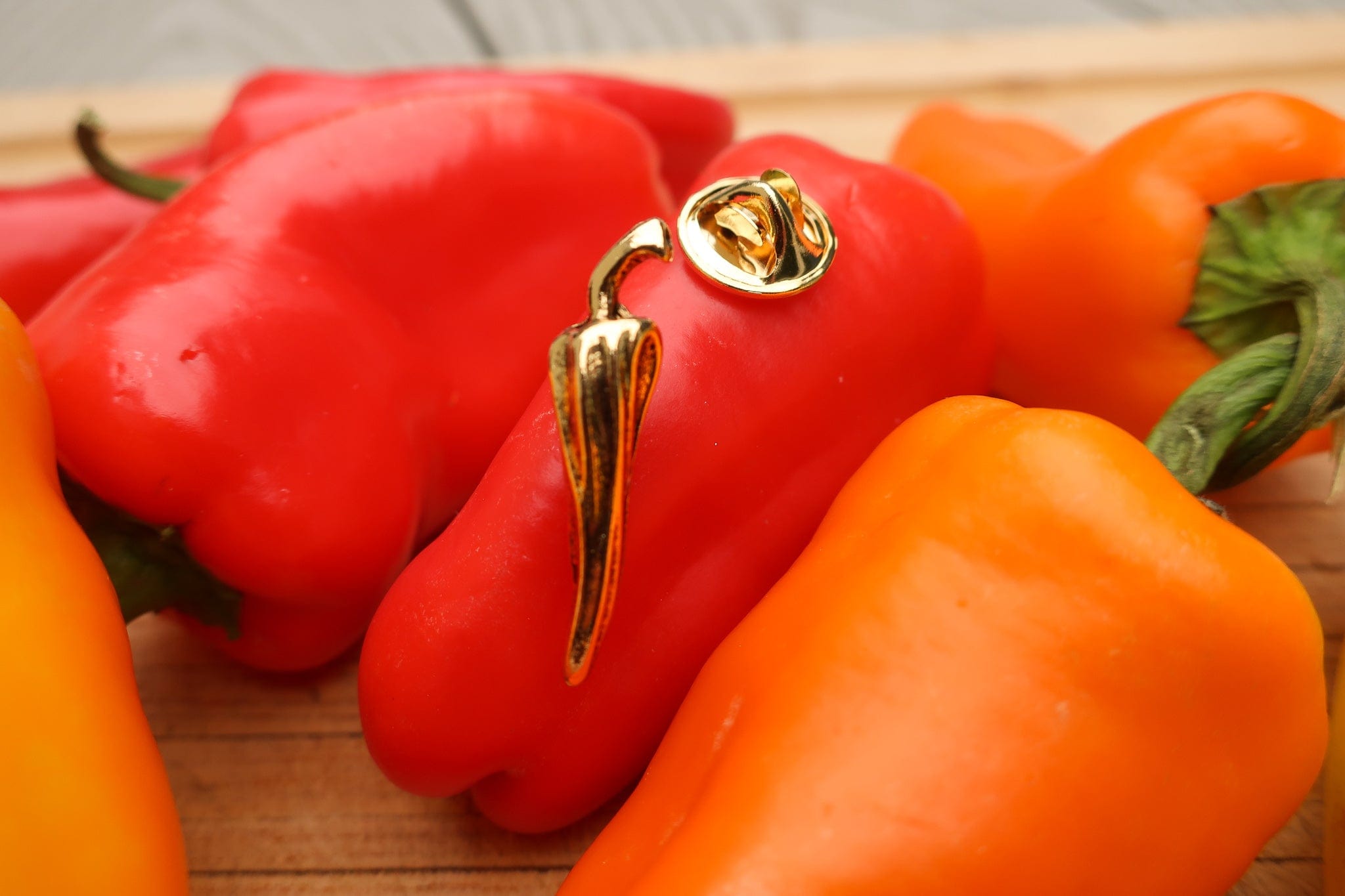 Chili Pepper Gold Lapel Pin - Spice Up Your Style | Lapel Pin Planet ...