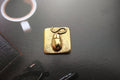 Computer Mouse Gold Lapel Pin