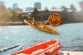 Kayak Gold Lapel Pin