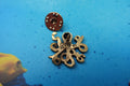 Octopus Gold Lapel Pin