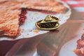 Piece of Pie Gold Lapel Pin