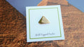 Pyramid Gold Lapel Pin
