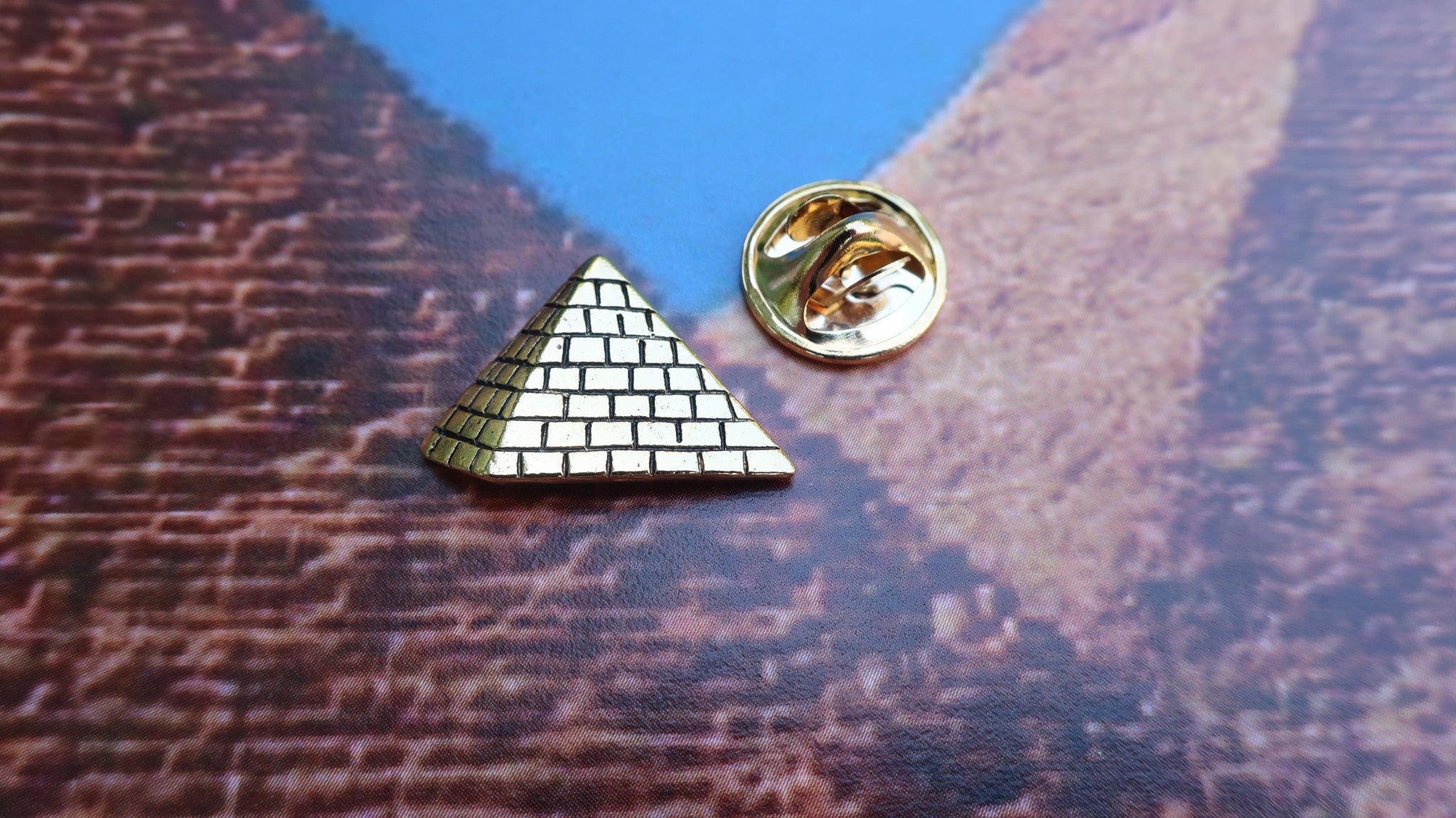 Pyramid Pin Pyramid Lapel Pin – lapelpinplanet