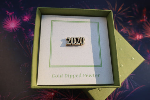Year Gold Lapel Pin