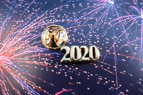 Year Gold Lapel Pin