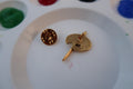 Artist Palette Gold Lapel Pin