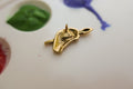 Artist's Hand with Brush Gold Lapel Pin