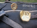 Baseball Glove Gold Lapel Pin
