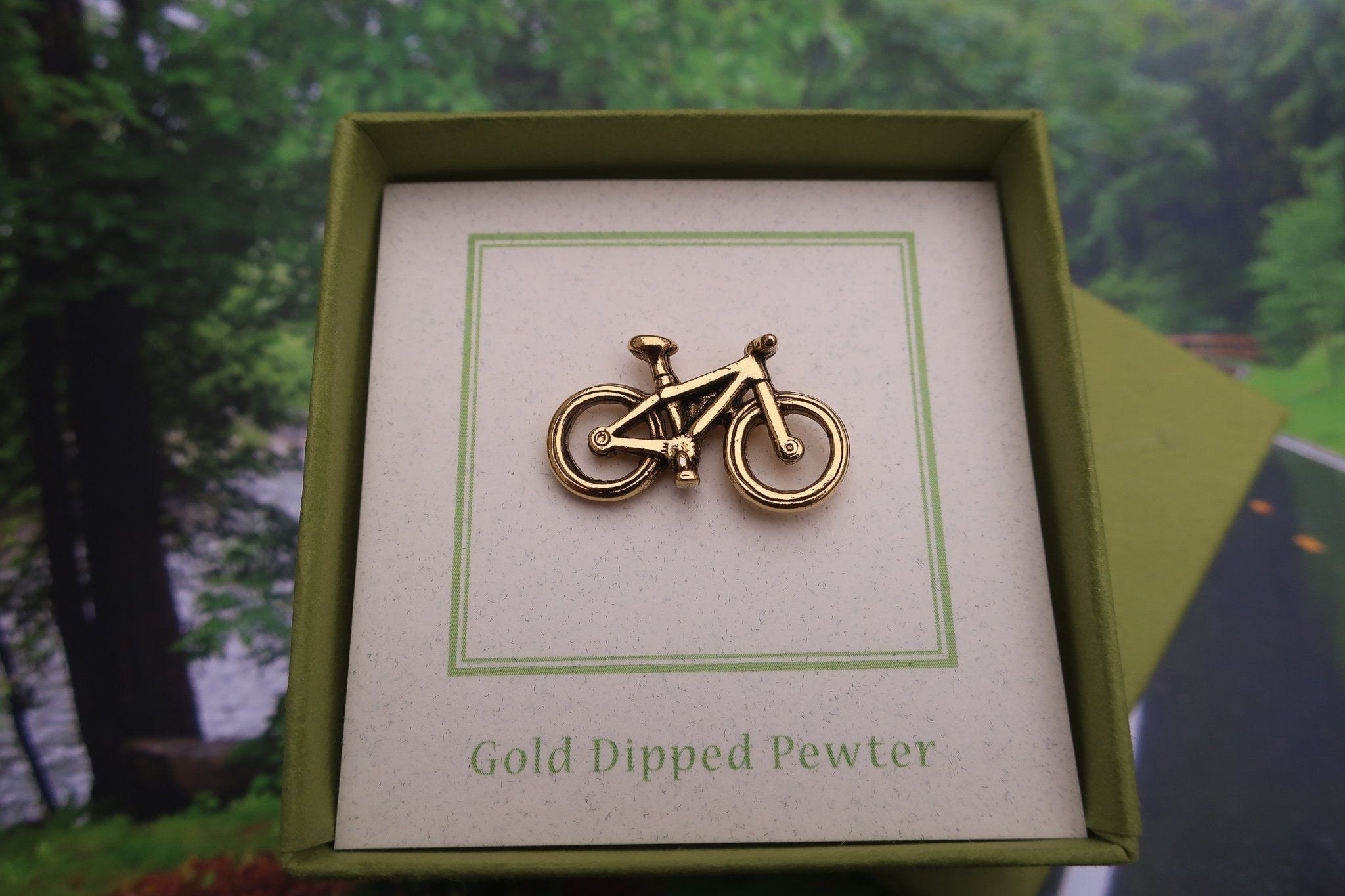 PinMart Bicycle Biking Cycling Enamel Lapel Pin – Trendy Accessory – New With Tags