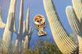 Cactus Gold Lapel Pin
