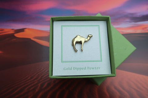 Camel Gold Lapel Pin