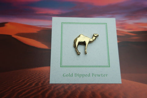 Camel Gold Lapel Pin