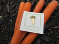 Carrot Gold Lapel Pin