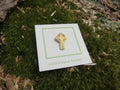 Celtic Cross Gold Lapel Pin
