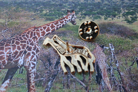 Giraffe Gold Lapel Pin