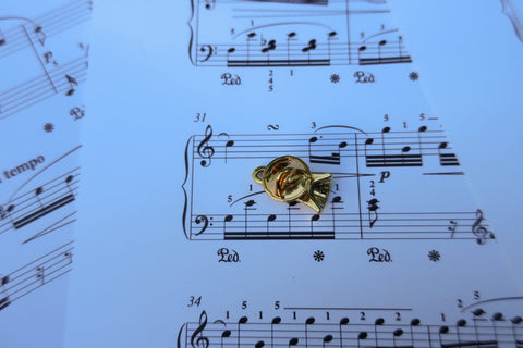 Handbell Pin Handbell Gold Lapel Pin – lapelpinplanet