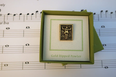 Music Conductor Gold Lapel Pin