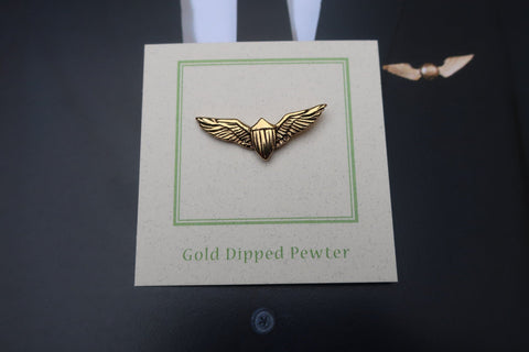 Pilot Wings Gold Lapel Pin