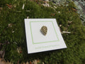 Pine Cone Gold Lapel Pin