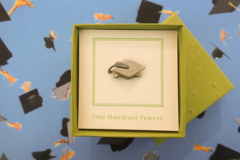 Graduation Cap Lapel Pin