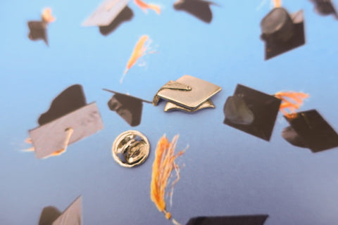 Graduation Cap Lapel Pin