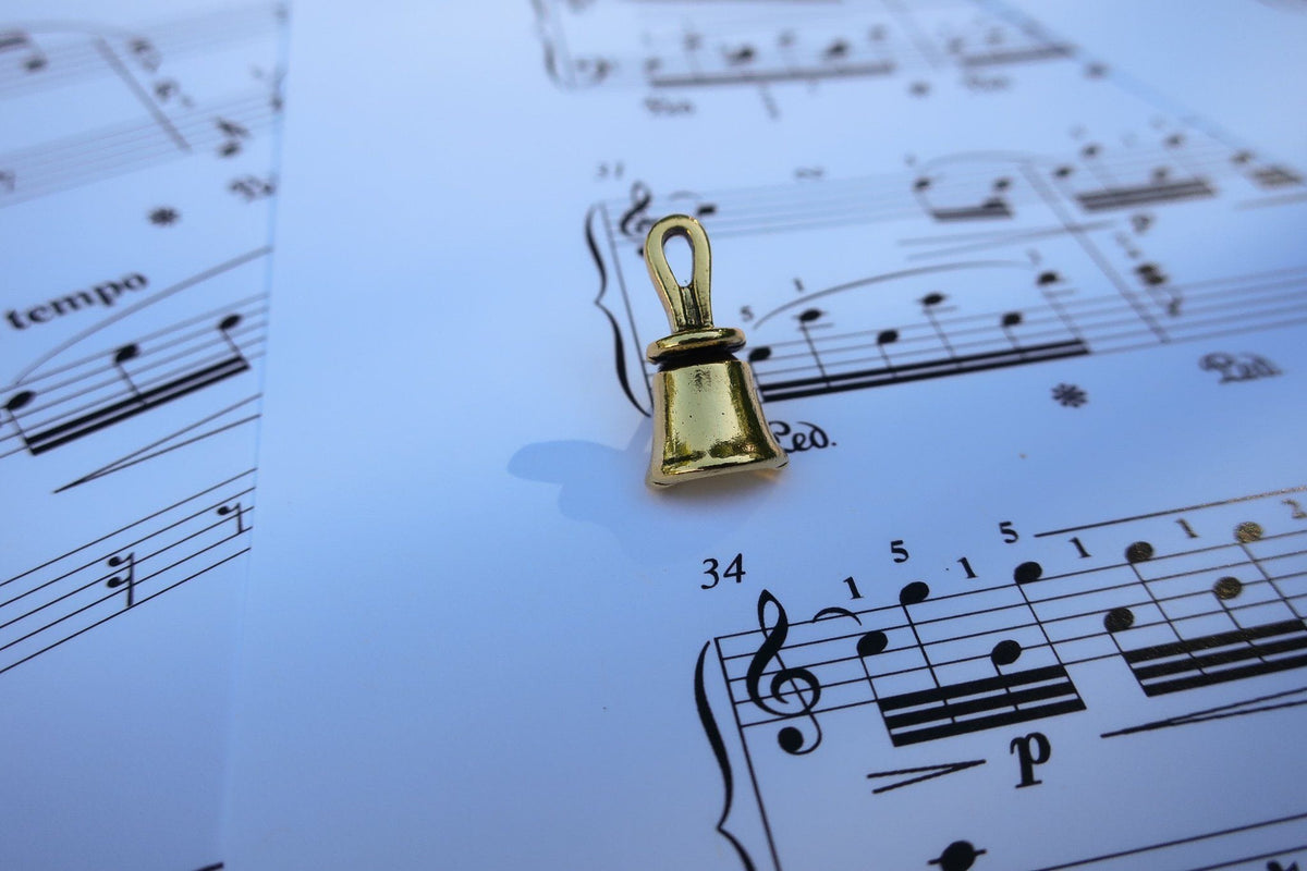 Handbell Gold Lapel Pin – lapelpinplanet