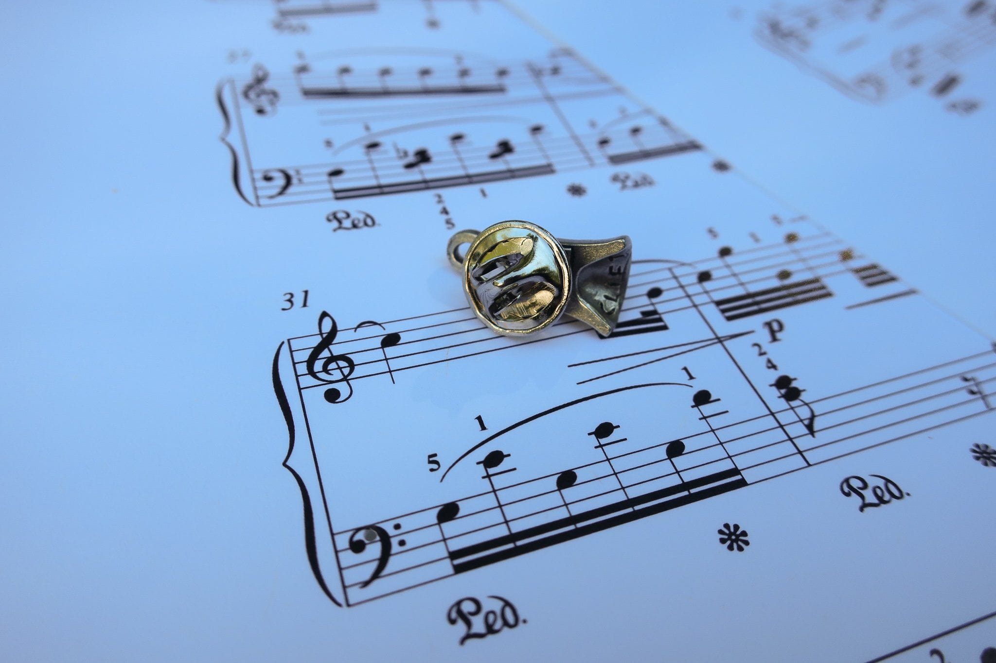 Handbell Pin Handbell Lapel Pin | Lapel Pin Planet