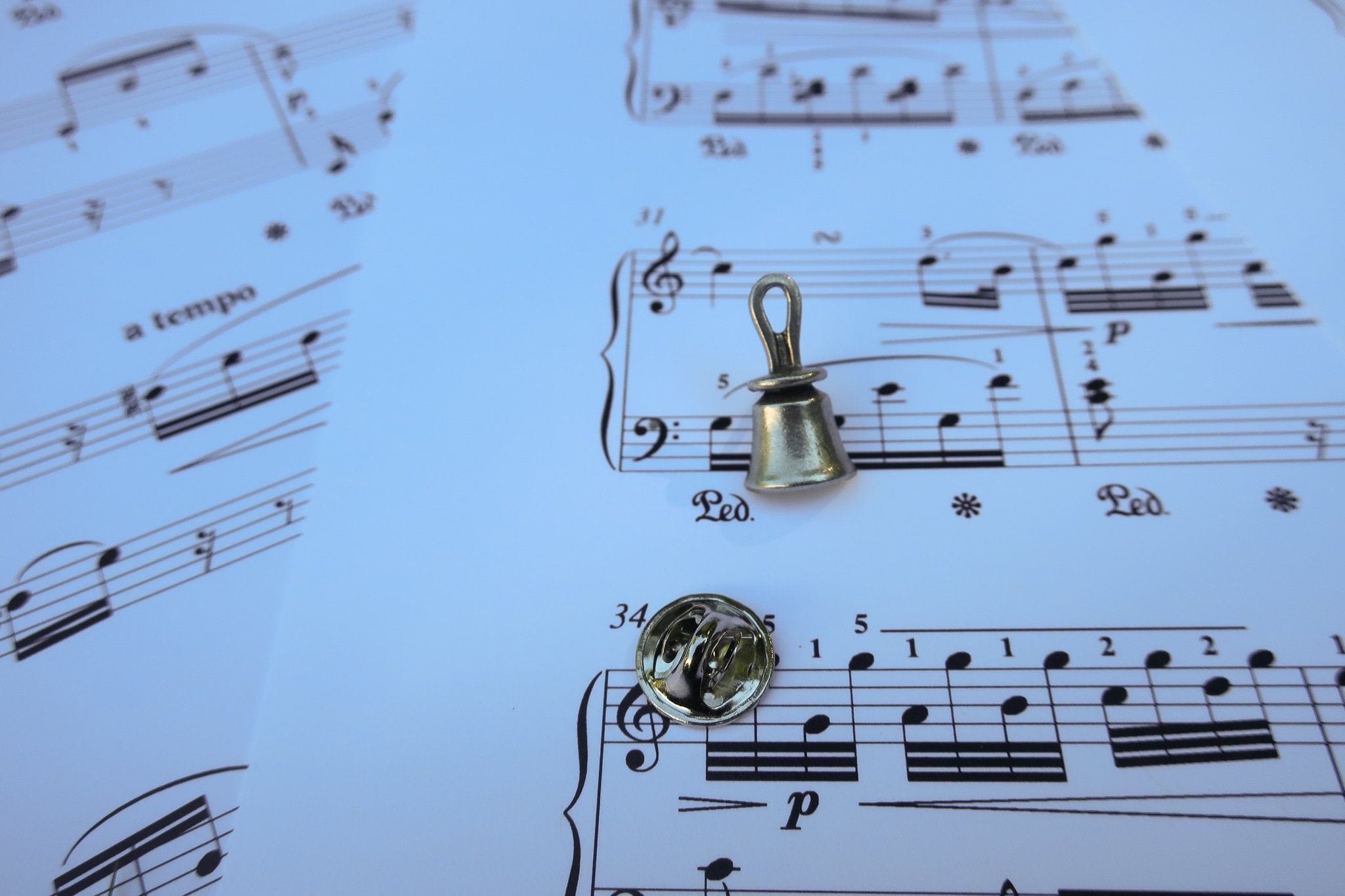 Handbell Lapel Pin